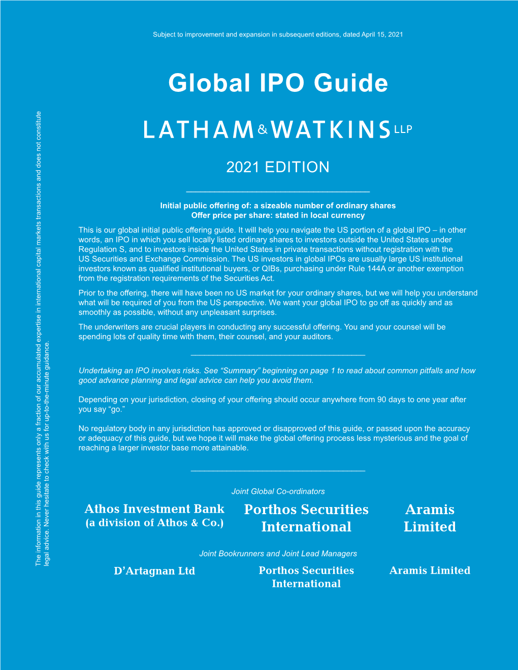 The Latham Global Ipo Guide