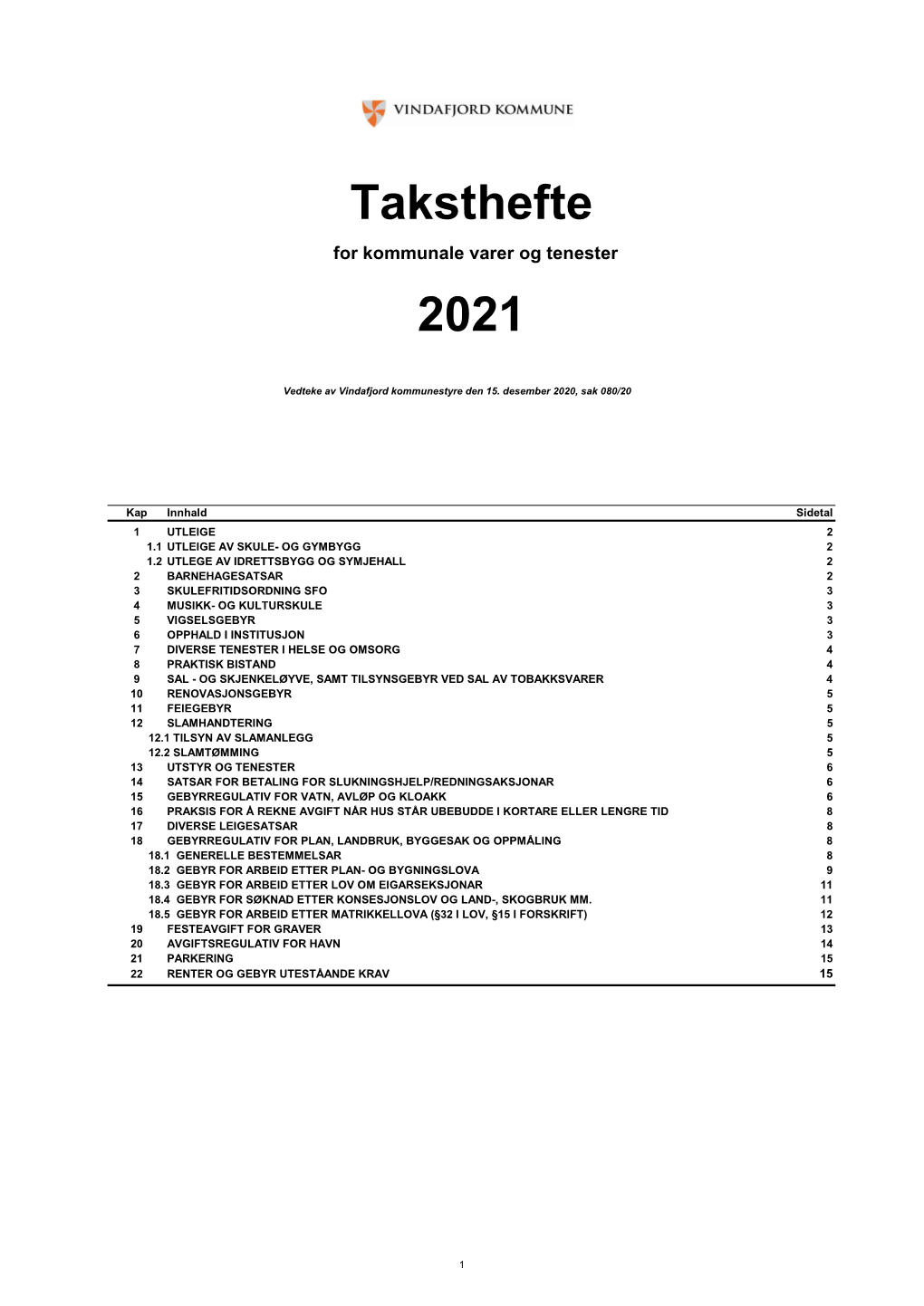 Taksthefte 2021