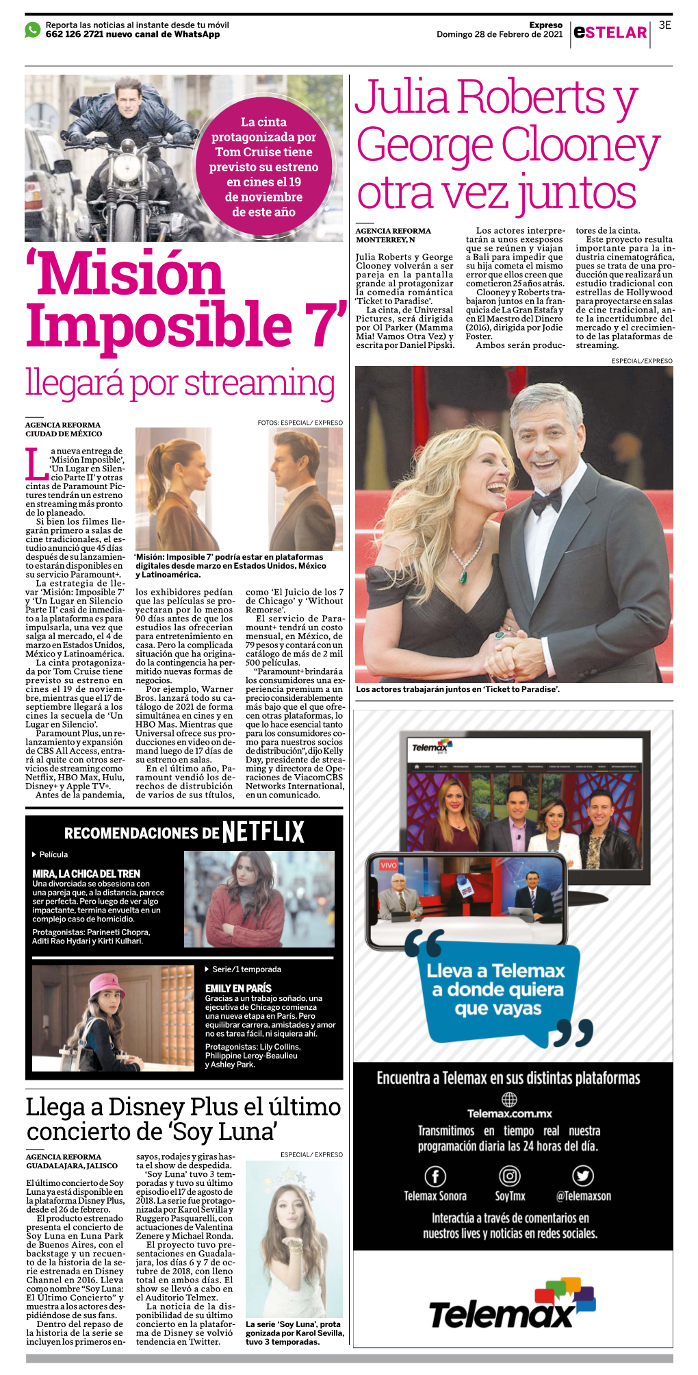 Julia Roberts Y George Clooney Otra Vez Juntos