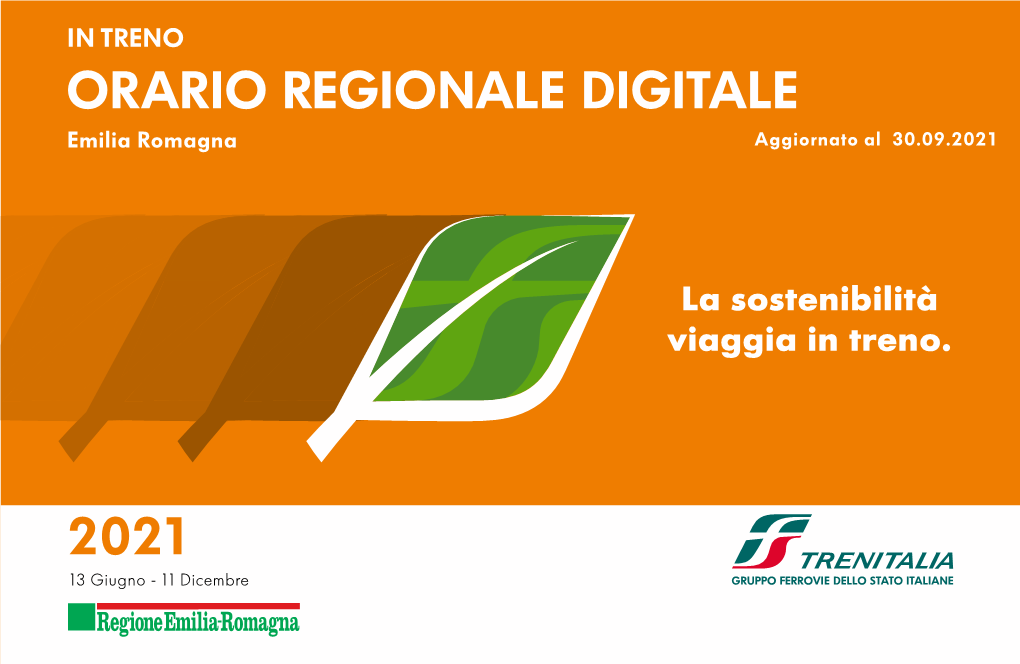 2021 Orario Timetable Regionale