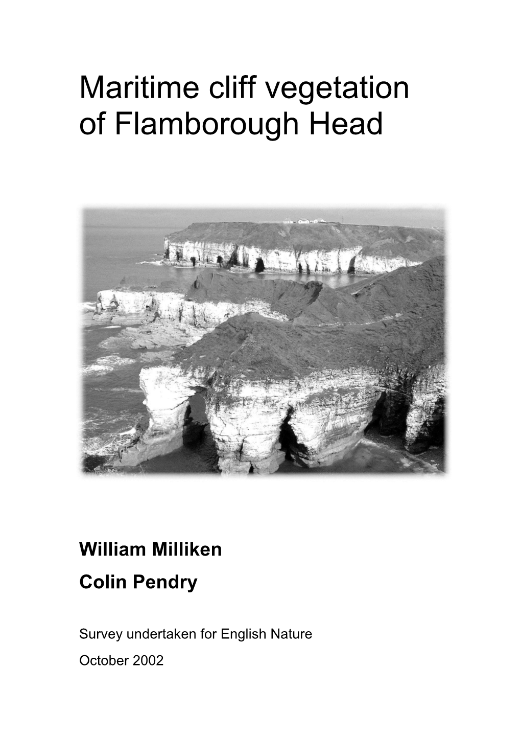 Maritime Cliff Vegetation of Flamborough Head