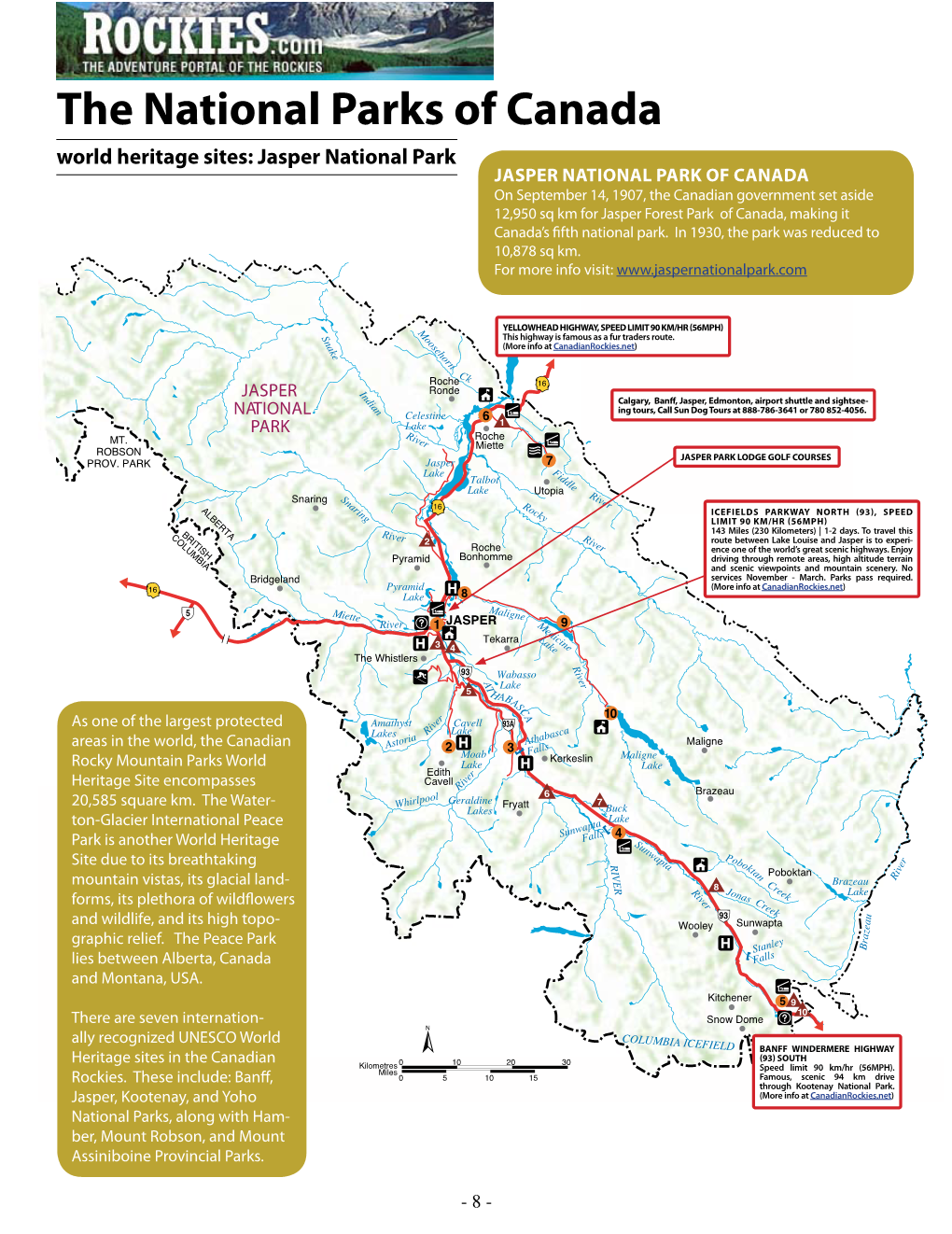 The National Parks of Canada