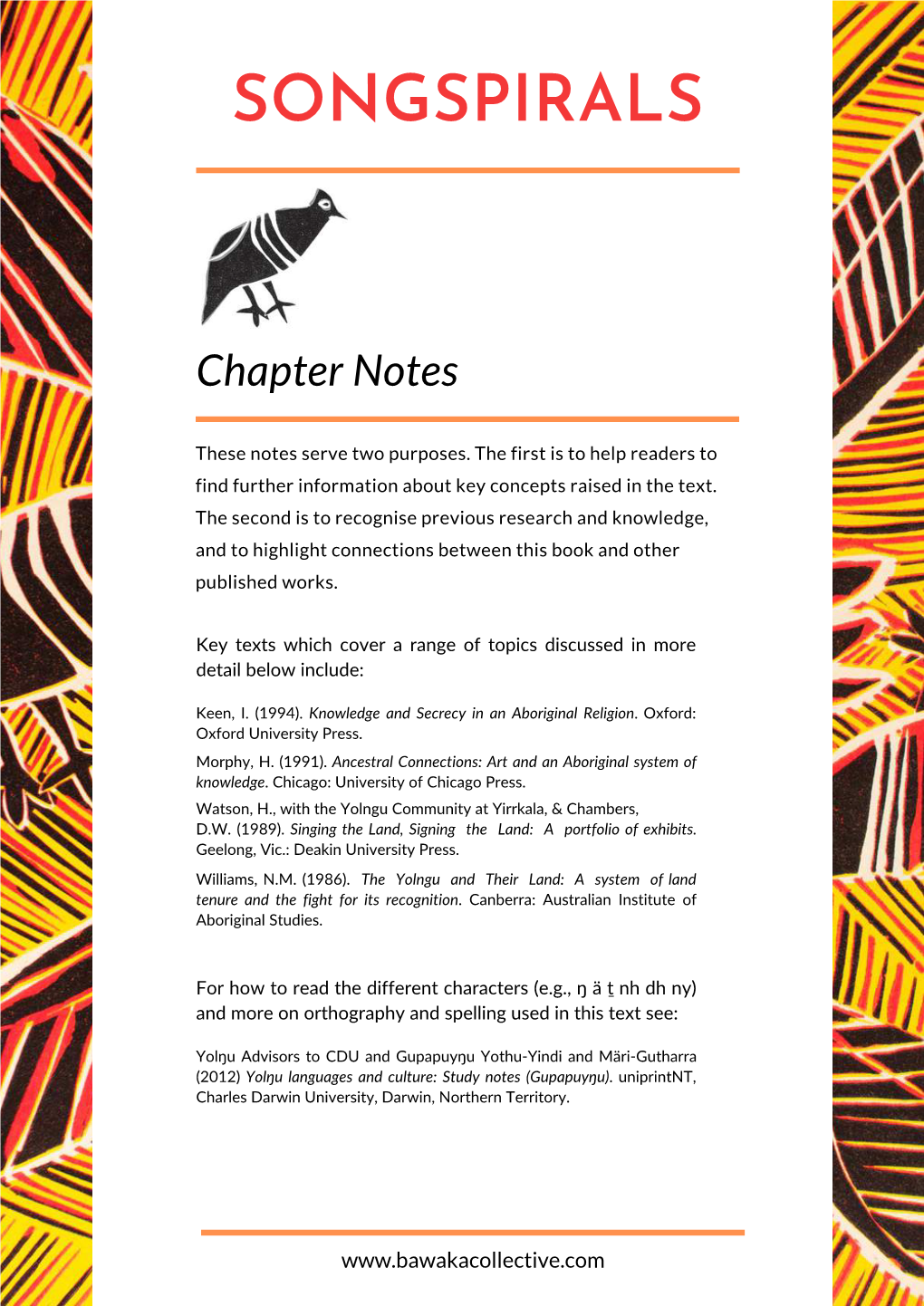 Songspirals Book Complete Chapter Notes