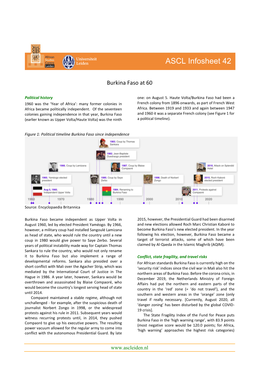 ASCL Infosheet 42