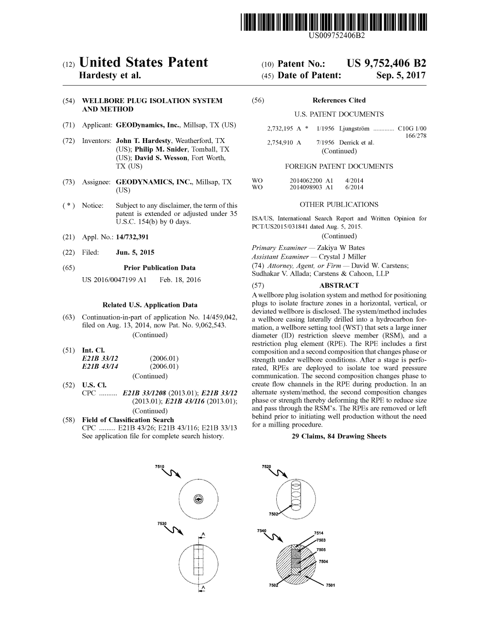 HOULUTLULUTTURUS009752406B2 (12 ) United States Patent ( 10 ) Patent No