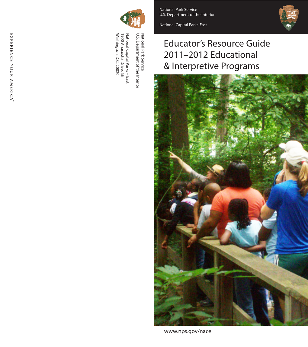 Educator's Resource Guide 2011–2012 Educational & Interpretive Programs