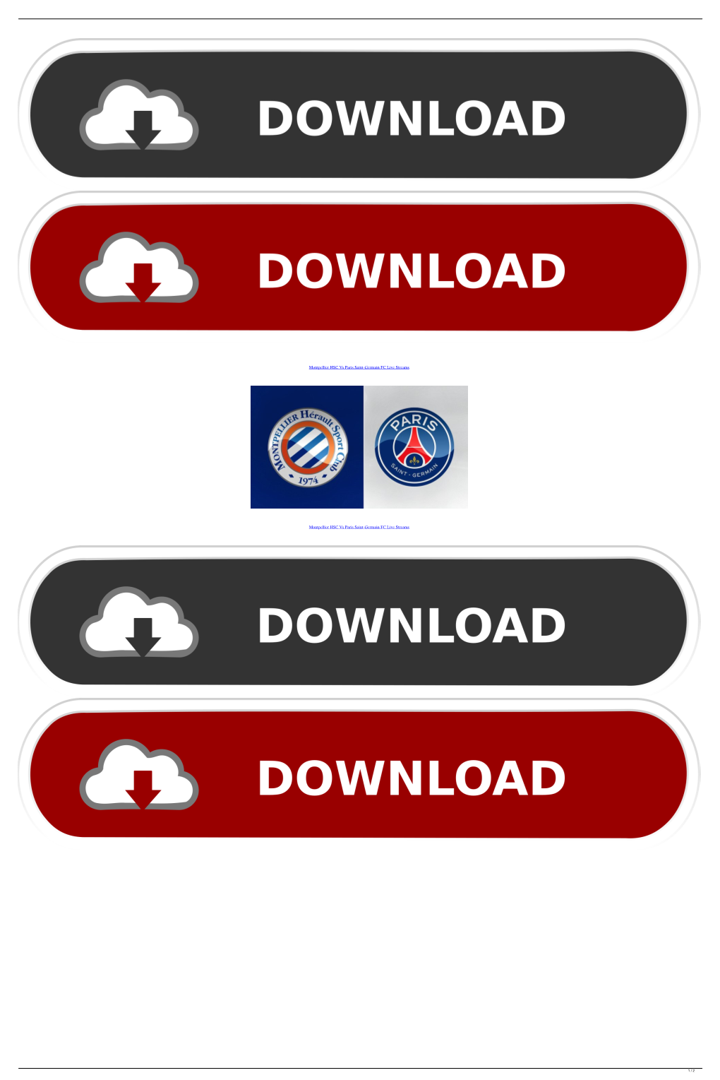 Montpellier HSC Vs Paris Saintgermain FC Live Streams