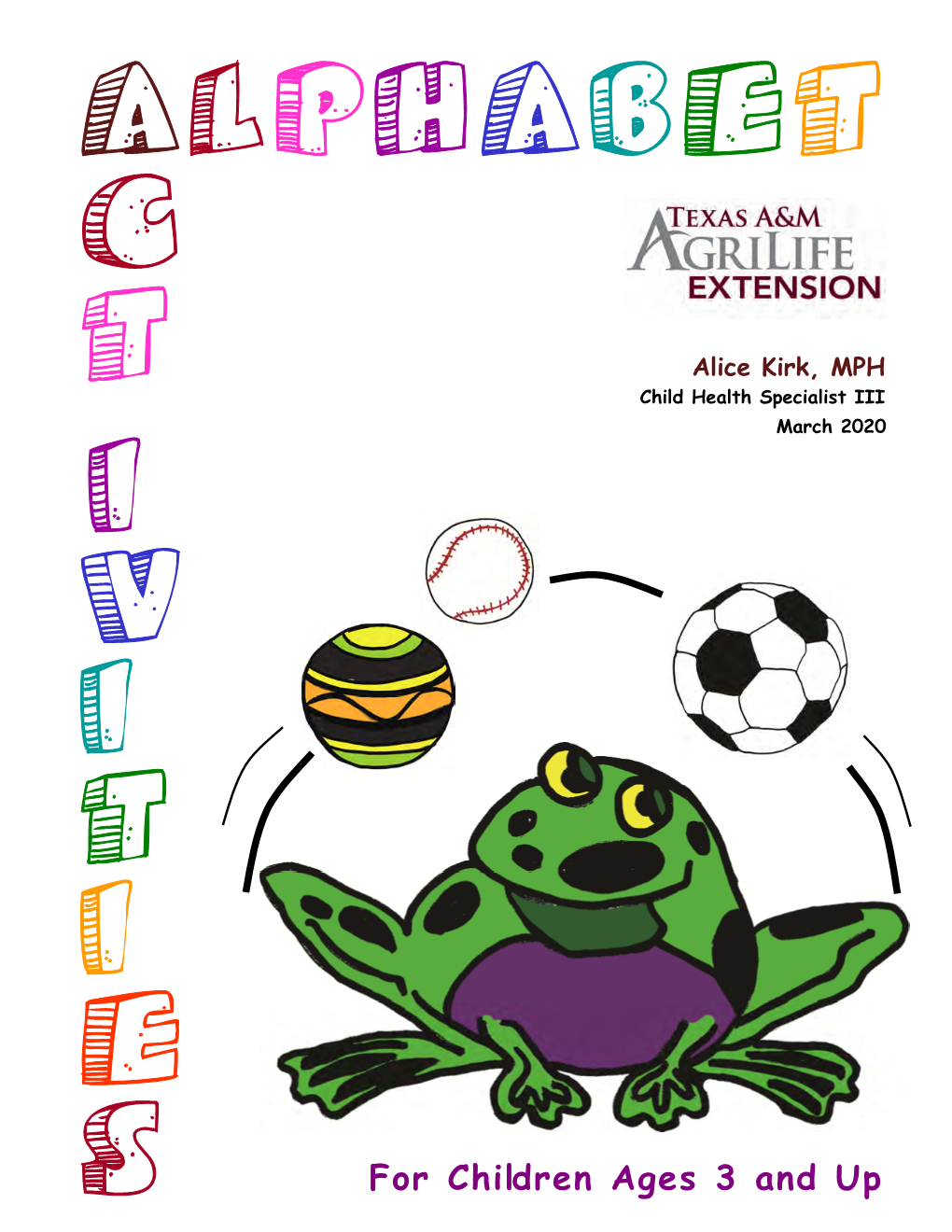 Alphabet Activities Guidebook