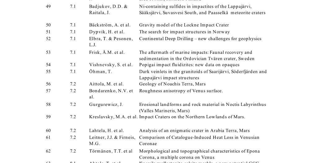 48 6.1 Sarala, P. & Nenonen, J. Tracing Mineralized Boulders And