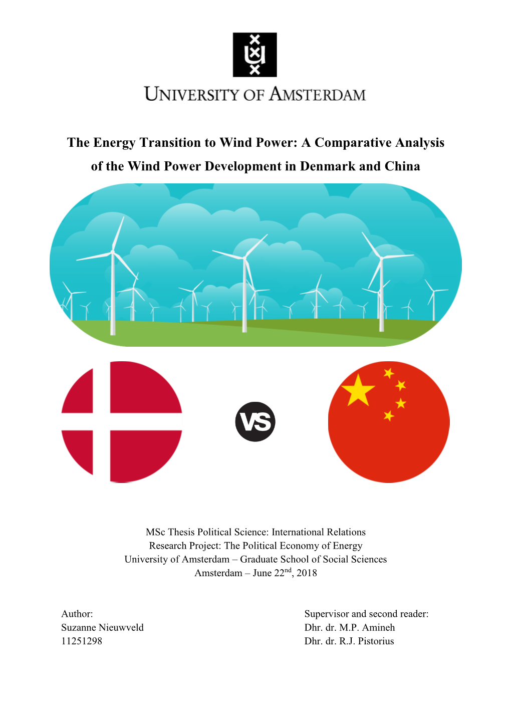 The Energy Transition to Wind Power: a Comparative Analysis of the Wind Power Development in Denmark and China