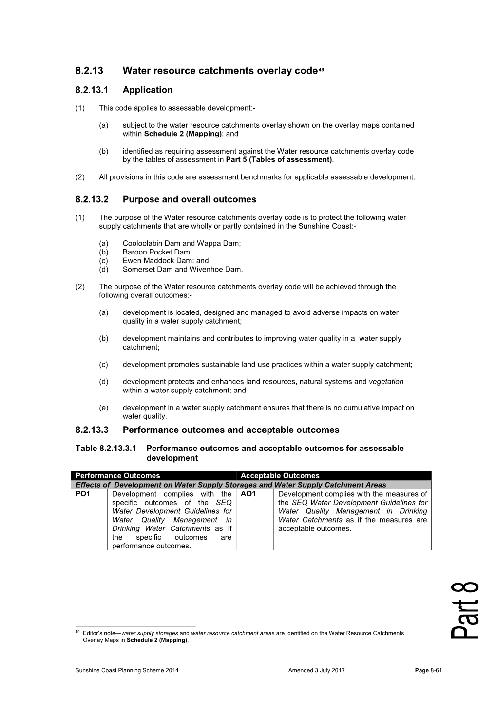 8.2.13 Water Resource Catchments Overlay Code49