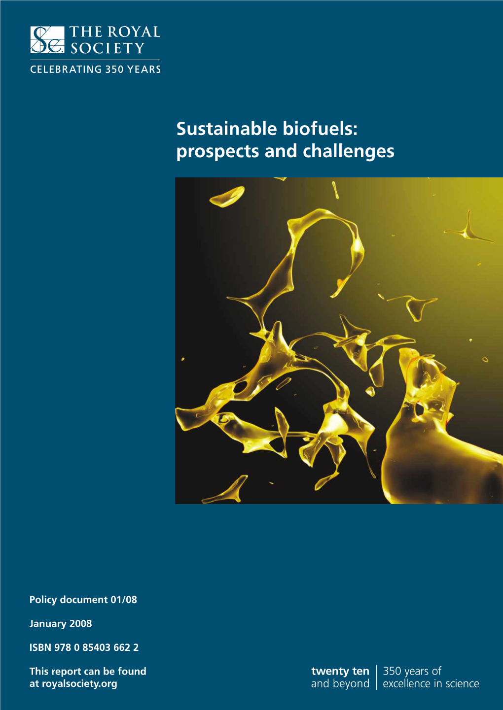 Sustainable Biofuels: Prospects and Challenges