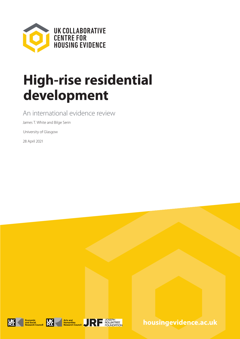High-Rise Residential Development an International Evidence Review James T