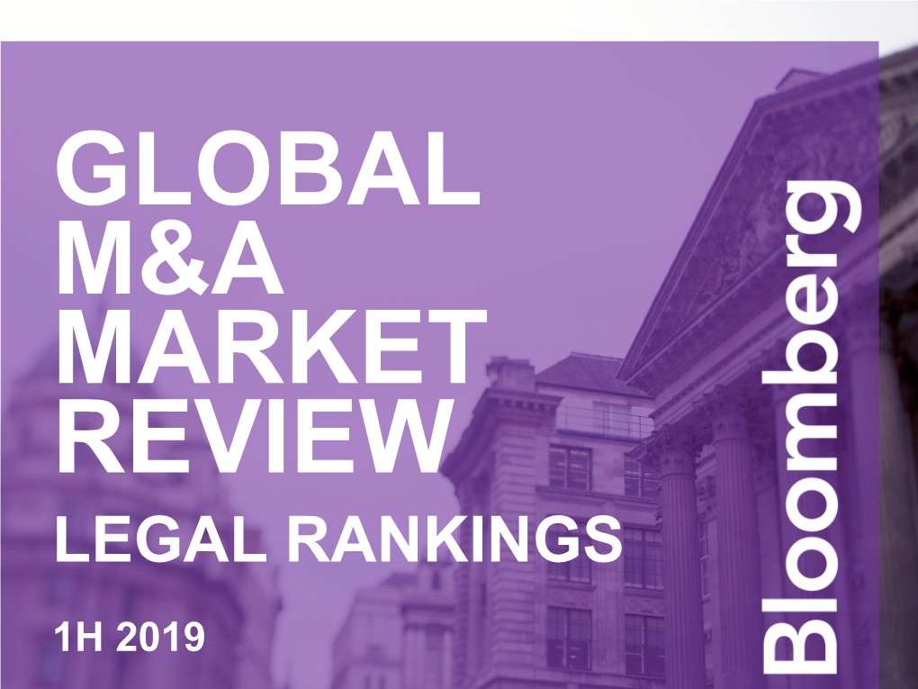 Legal Rankings 1H 2019 1H 2019