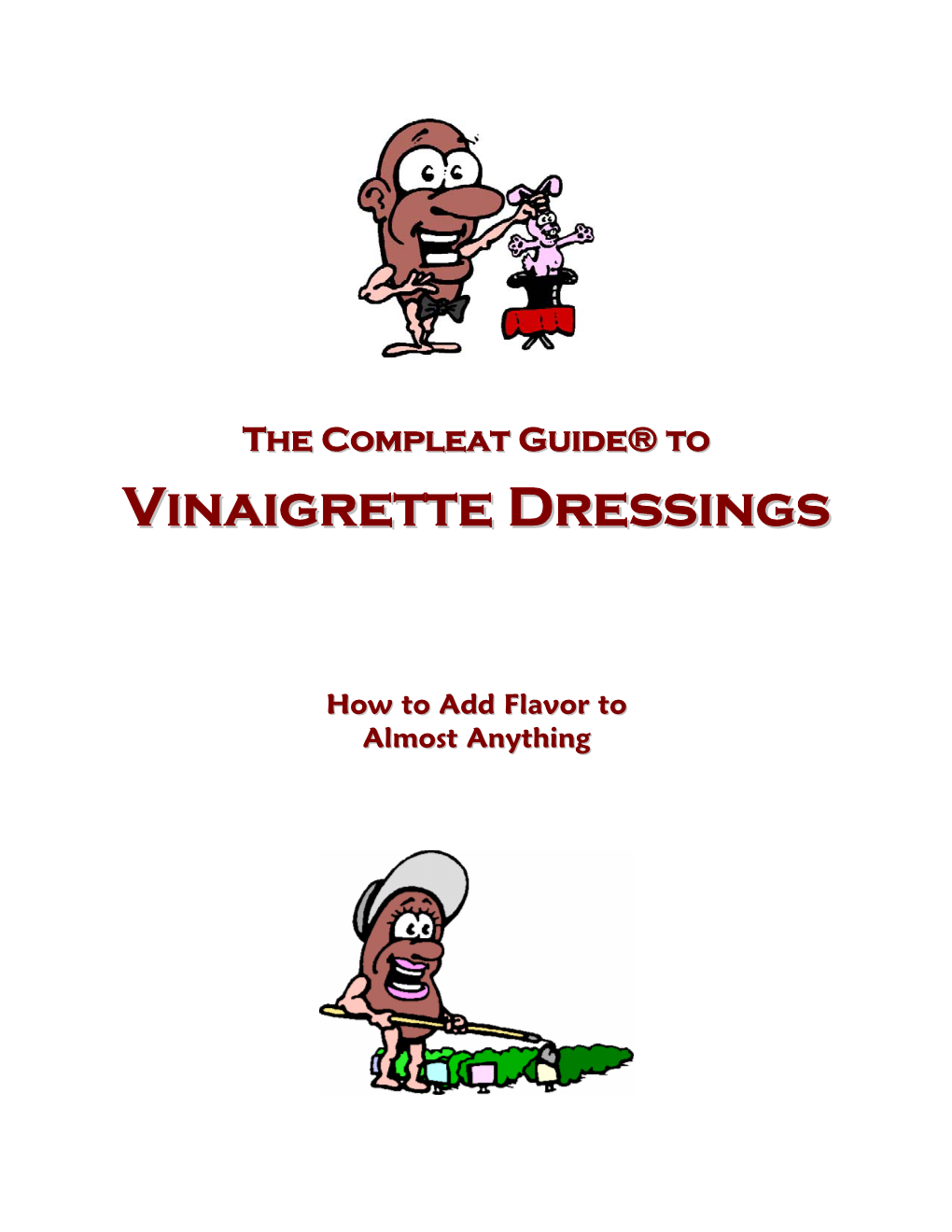 Vinaigrette Dressings 2 Dad’S Cookbook Productions