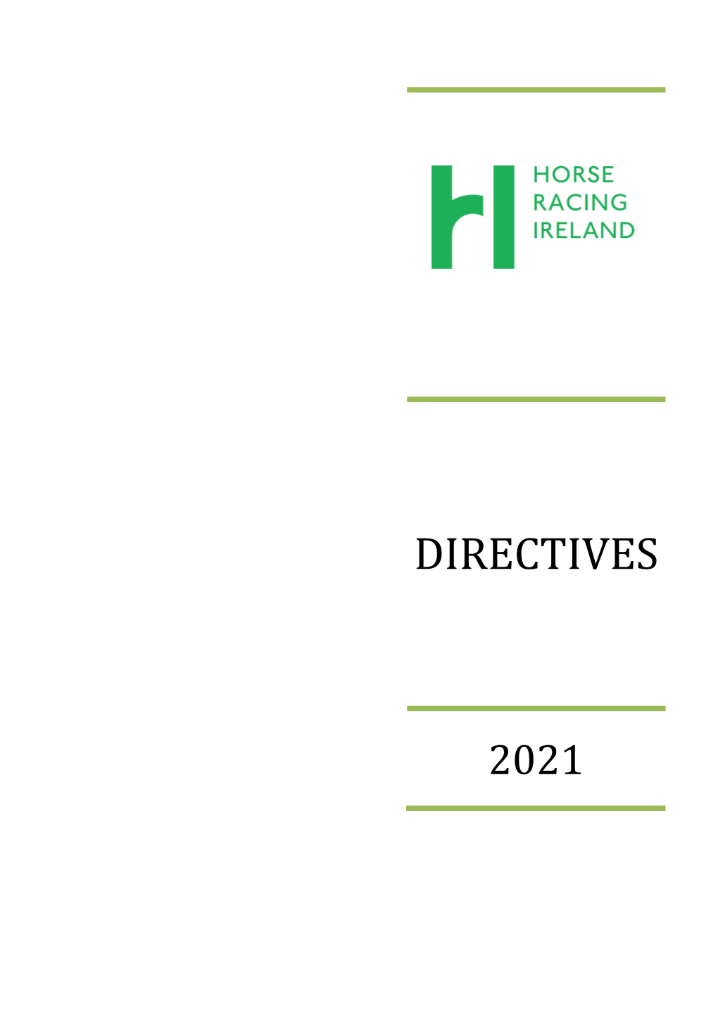 HRI Directives & Rules