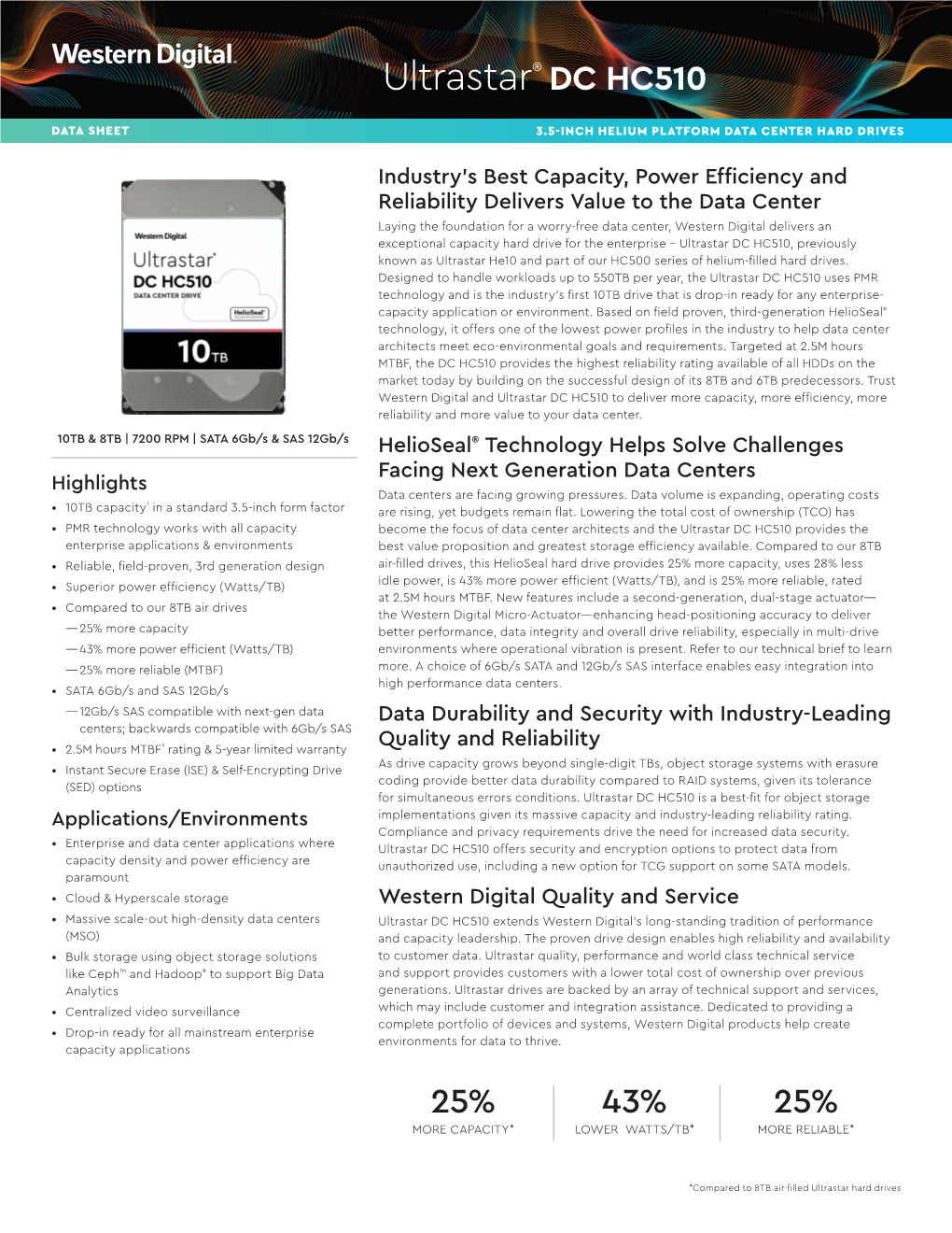 Data Sheet: Ultrastar DC HC510 (He10)