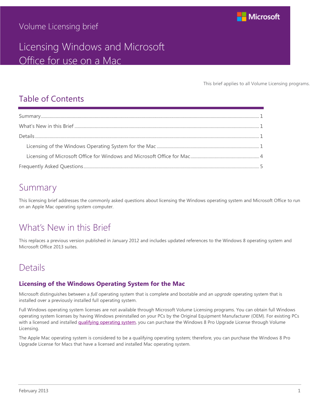 Licensing Windows and Microsoft Office for Use on a Mac