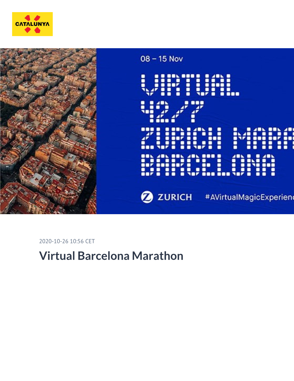 Virtual Barcelona Marathon