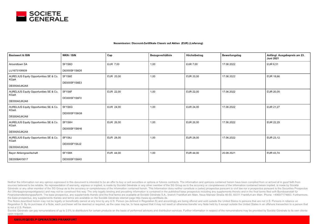 Termsheet DE000SF1S6D5