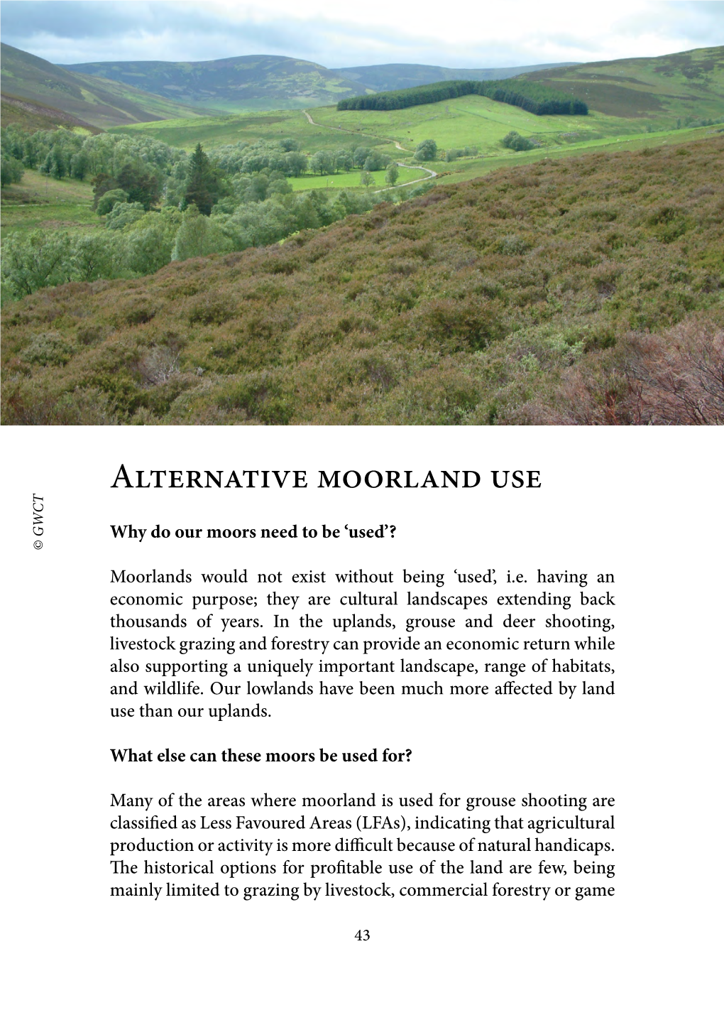 Alternative Moorland Use
