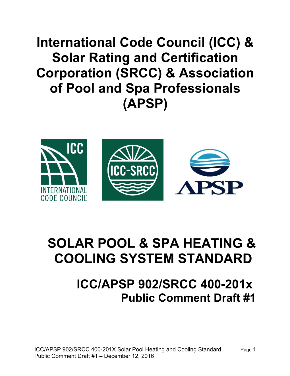 Solar Pool & Spa Heating & Cooling System Standard
