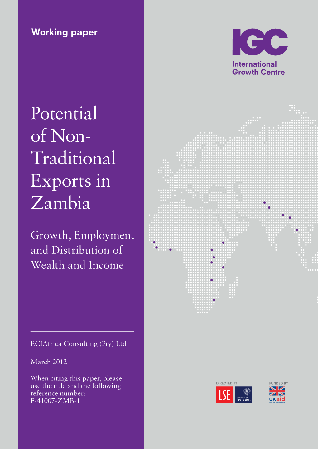 Potential of Non- Traditional Exports in Zambia