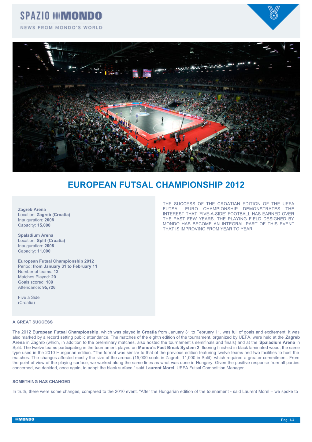 European Futsal Championship 2012