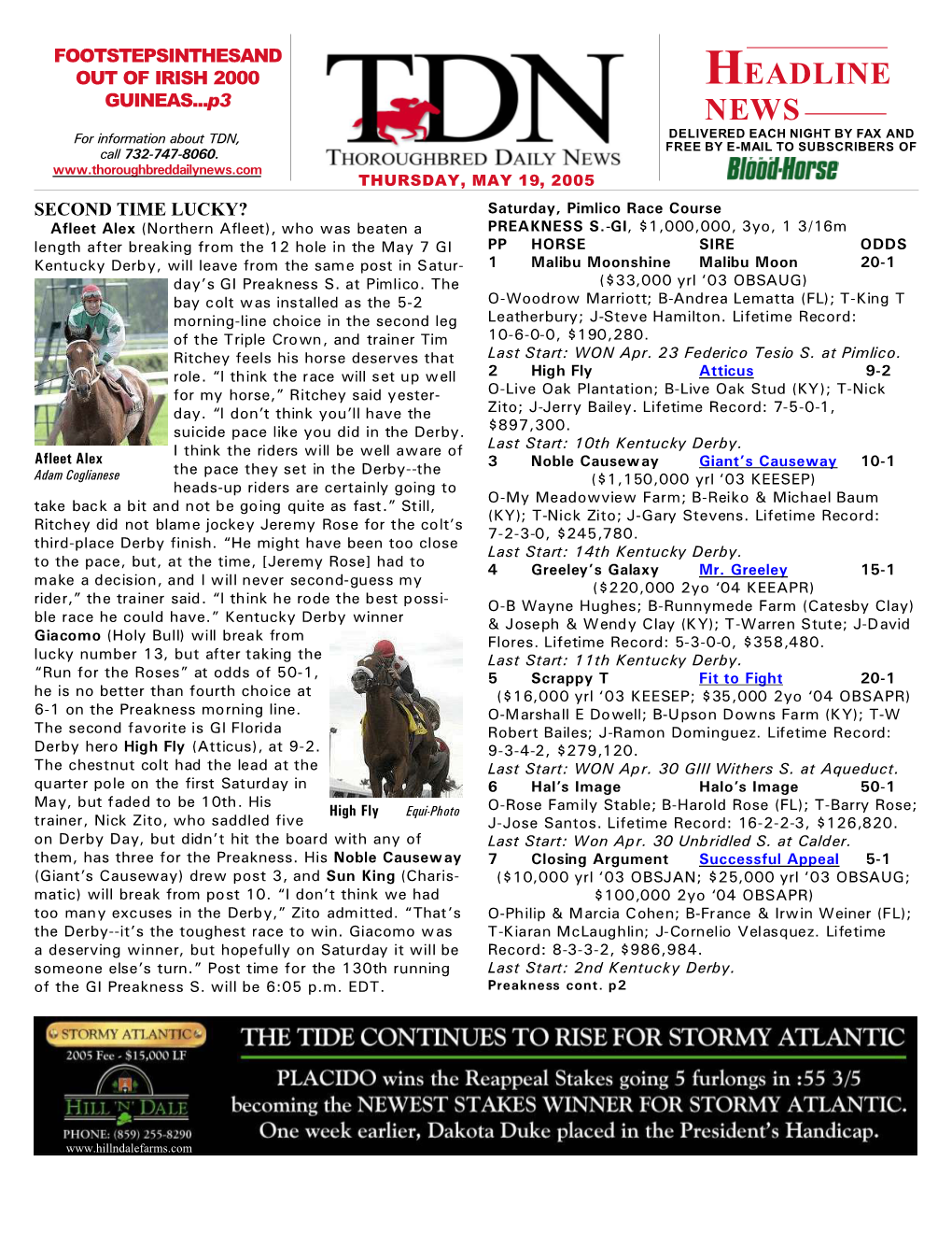 HEADLINE NEWS • 5/19/05 • PAGE 2 of 3