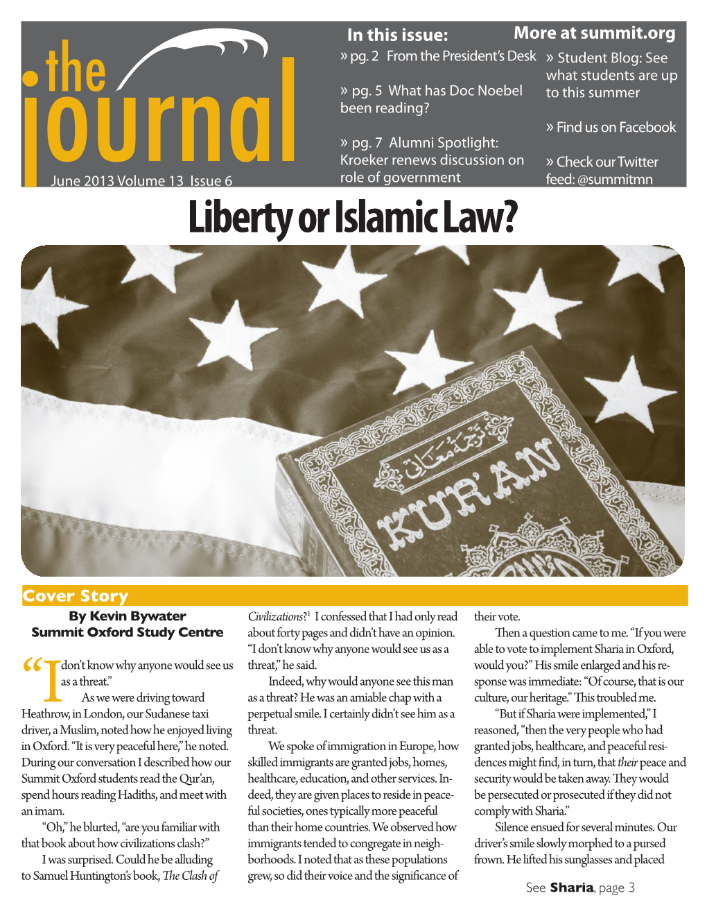 Liberty Or Islamic Law?