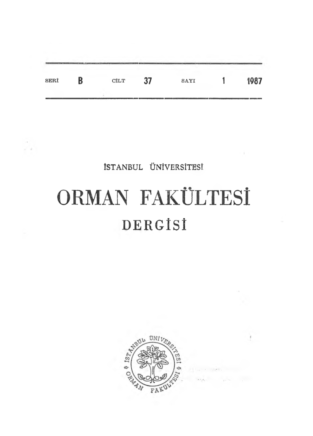 Orman Fakültesi Dergisi Afrika’Nin Tropik Bölgelerinde Yetişen Ağaç Türleri Ve Genel Özellikleri