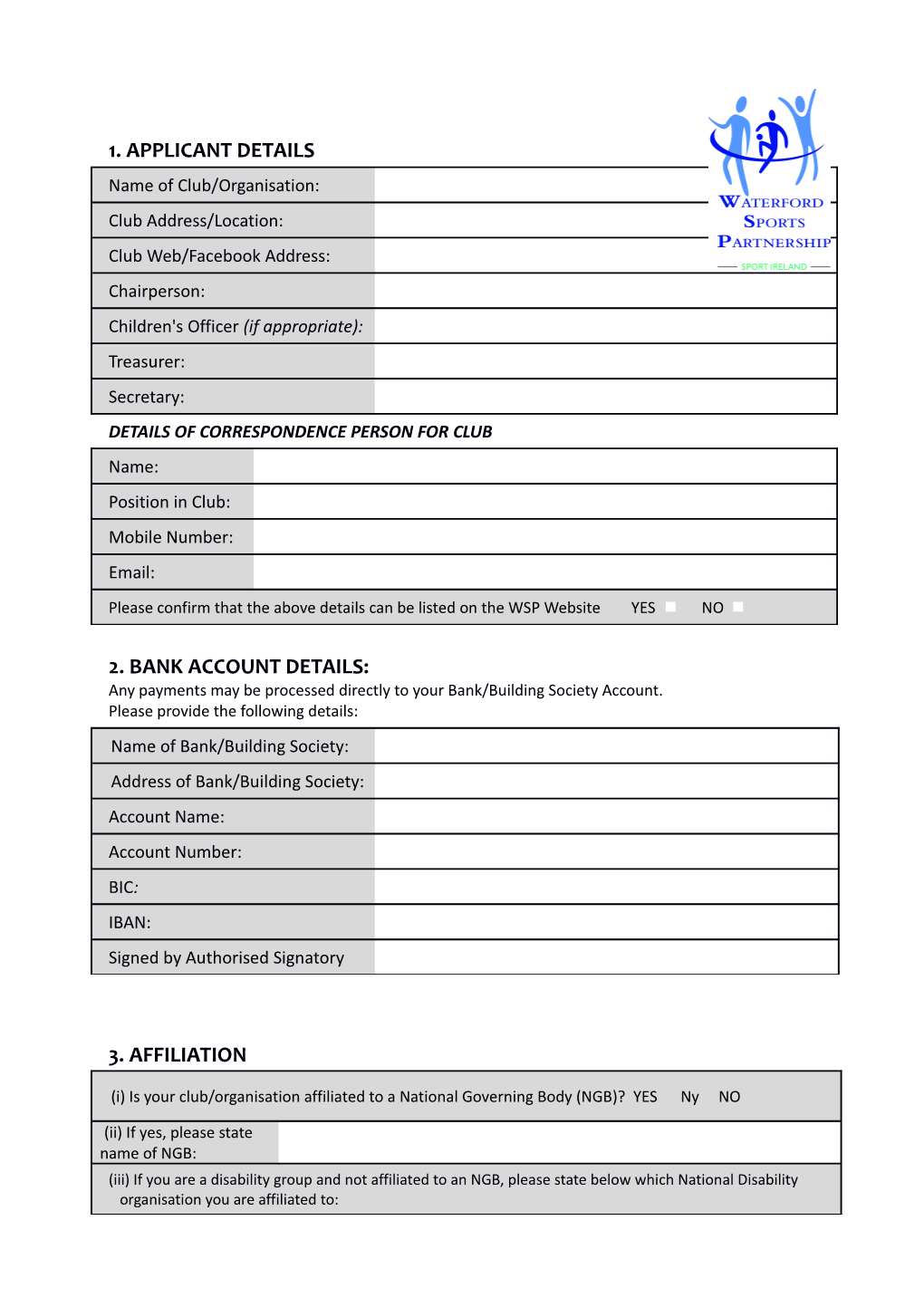 (Iii) Grant Amount Your Club Is Seeking from WSP to Cover Course Fees