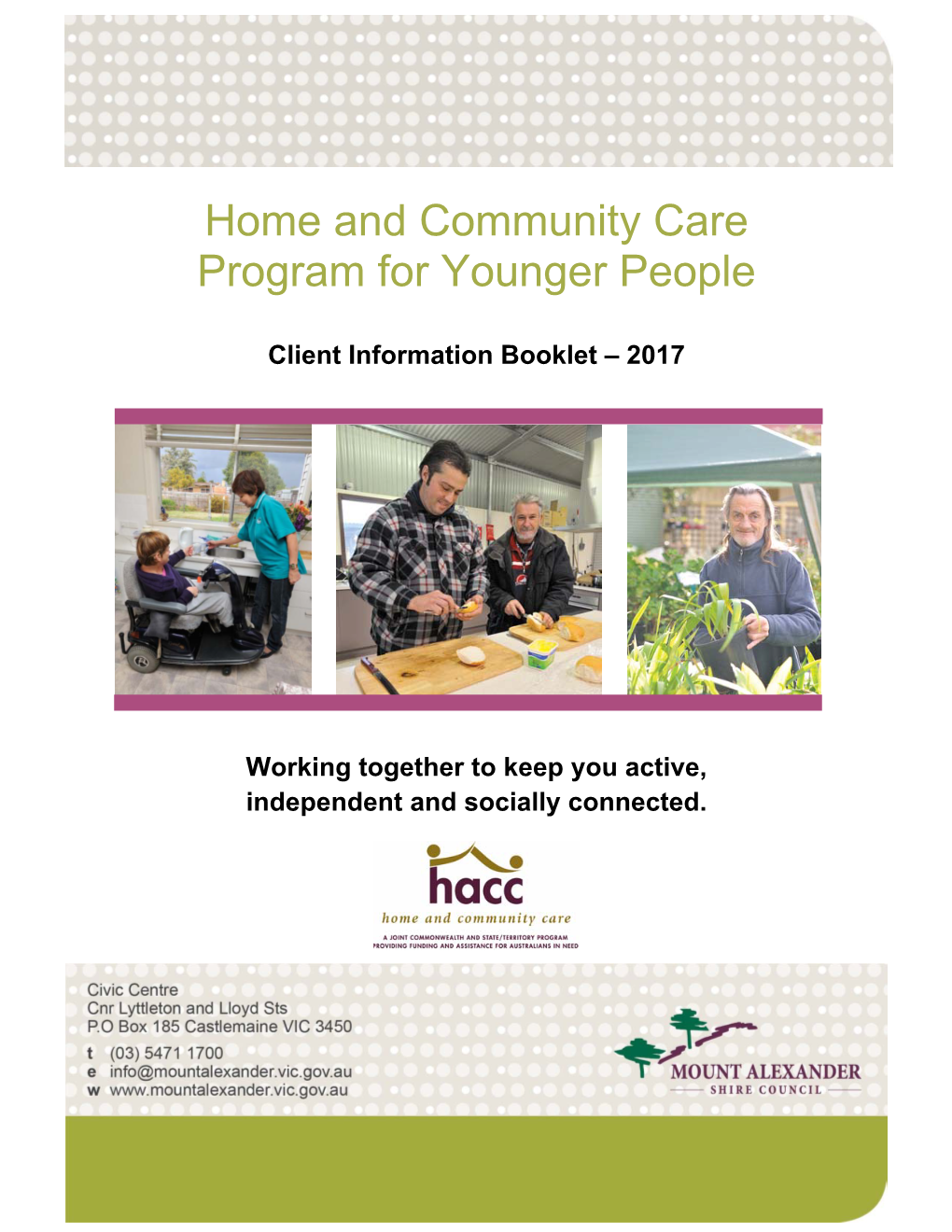 Home and Community Care Program for Younger People