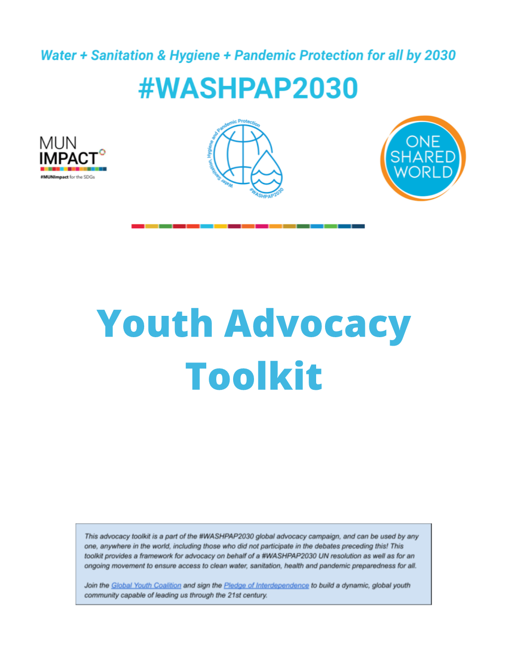 Youth Advocacy Toolkit Table of Contents