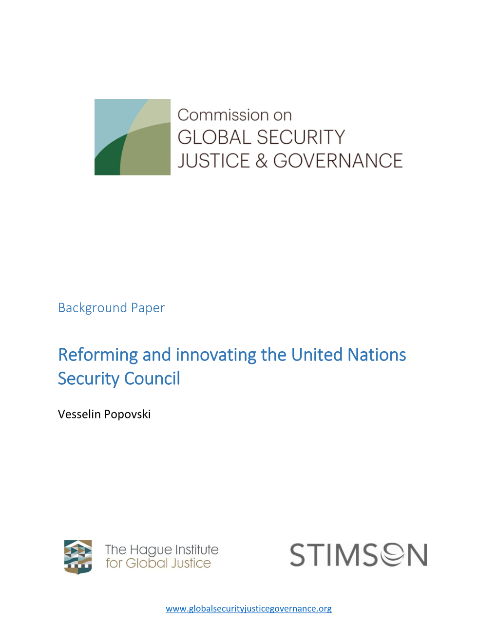 Reforming and Innovating the United Nations Security Council