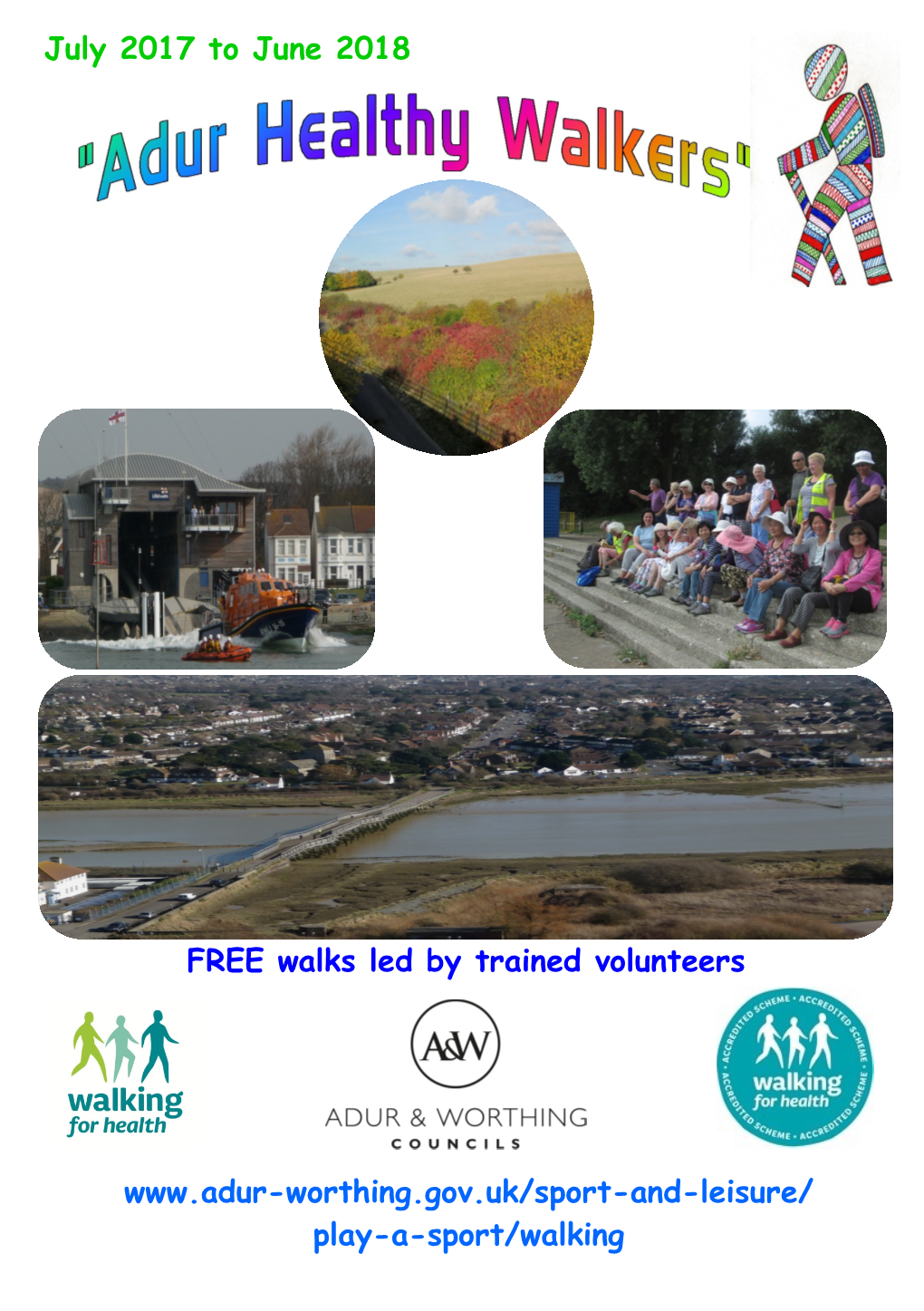 Play-A-Sport/Walking July 2017 to June 2018 FREE Walks Led by Trained Volunteers