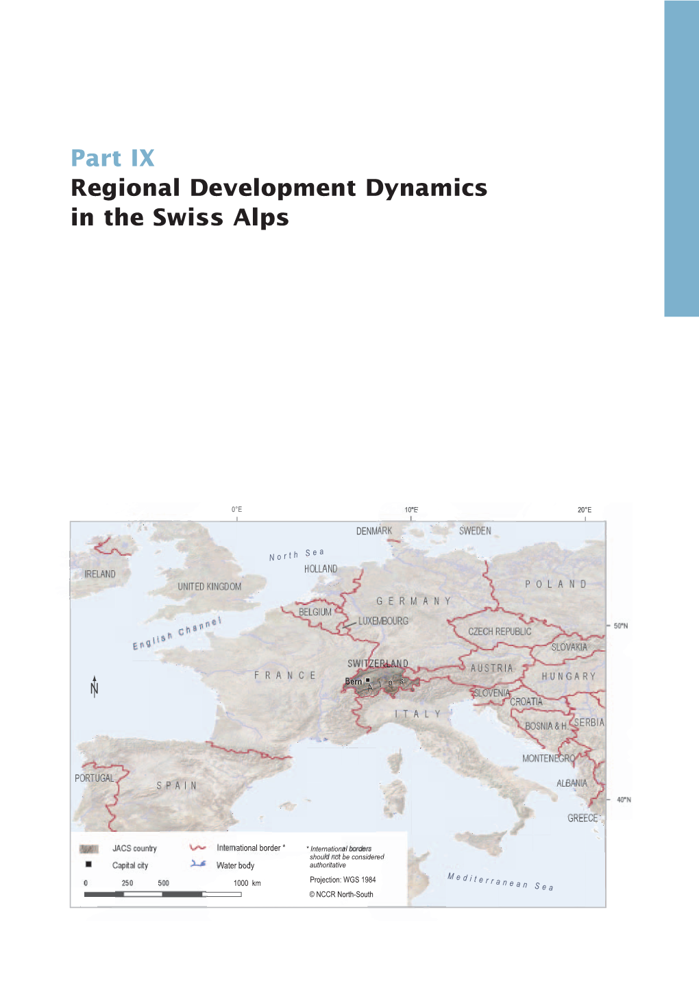 Part IX Regional Development Dynamics in the Swiss Alps