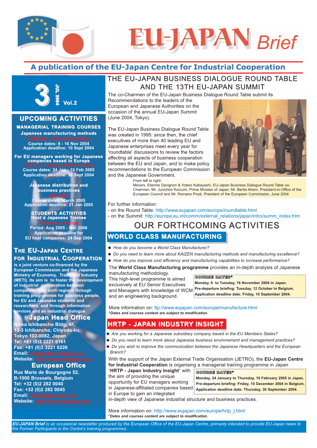 EU-Japan Newsletter, Issue