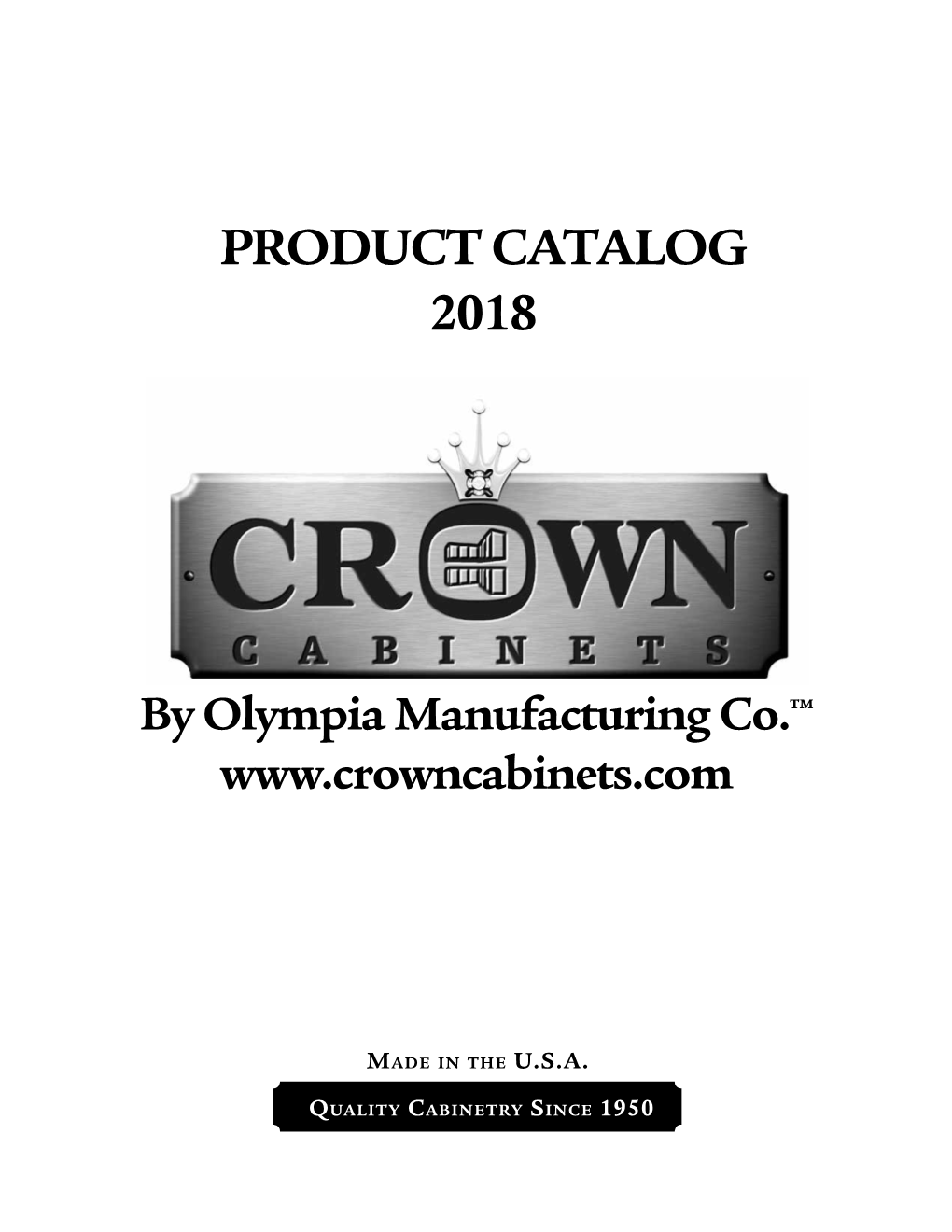 Product Catalog 2018