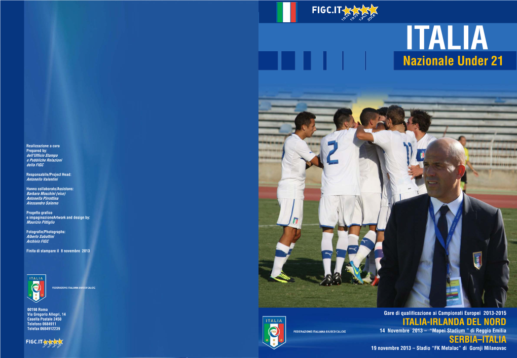 ITALIA Nazionale Under 21