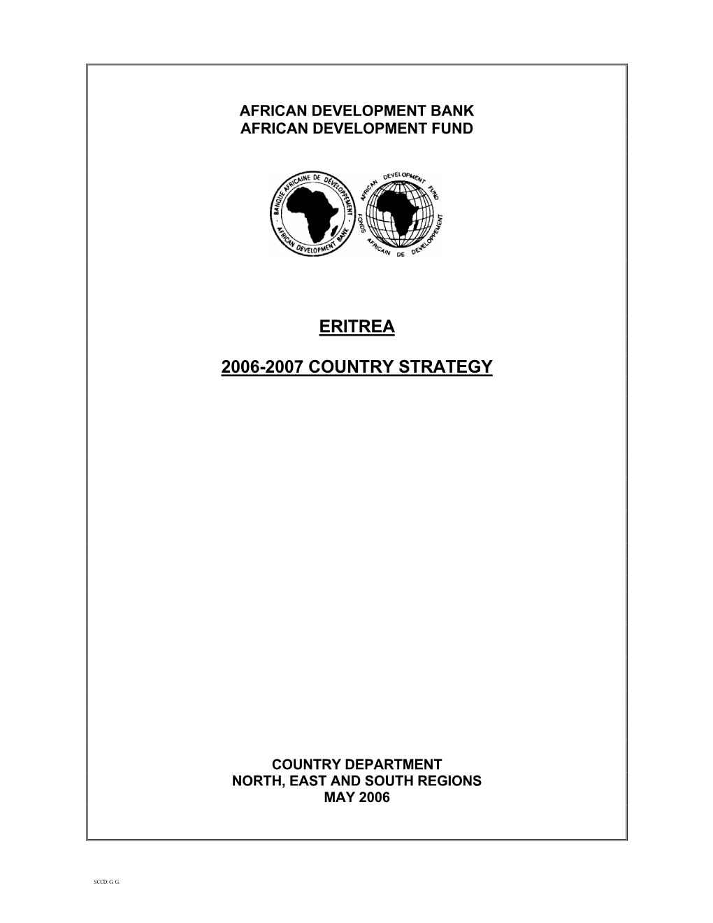 2006-2007-Eritrea-Country Strategy Paper