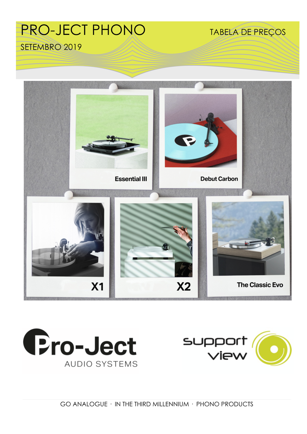 Pro-Ject Phono Tabela De Preços