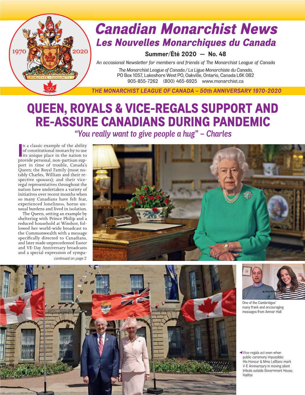 Canadian Monarchist News (Summer 2020)