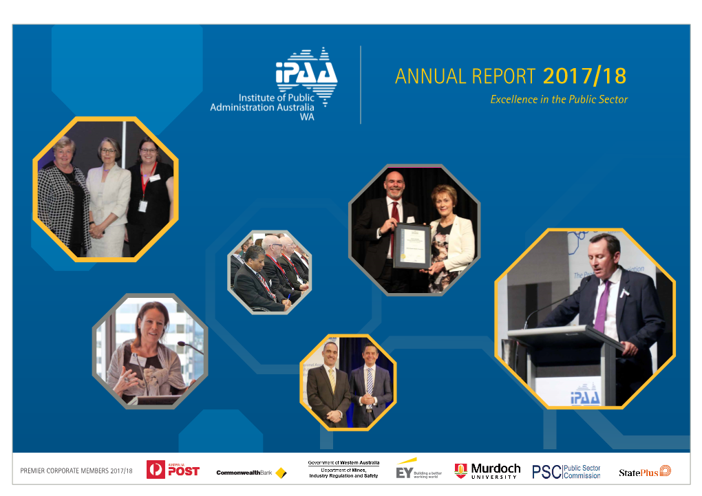 ANNUAL REPORT 2017/18 Excellence in the Public Sector