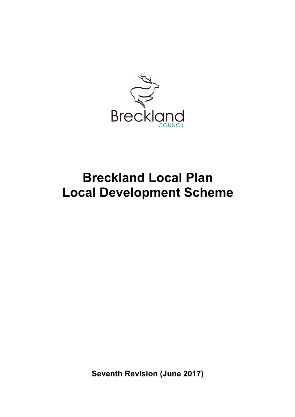 Breckland Local Plan Local Development Scheme