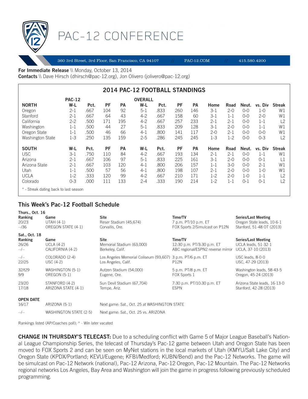 Pac-10 Conference Pac-12 Conference
