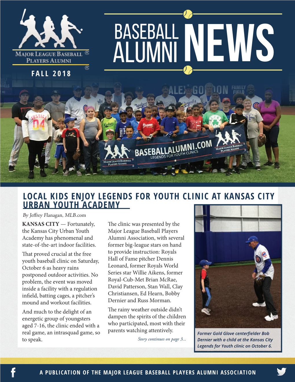 Local Kids Enjoy Legends for Youth Clinic at Kansas City