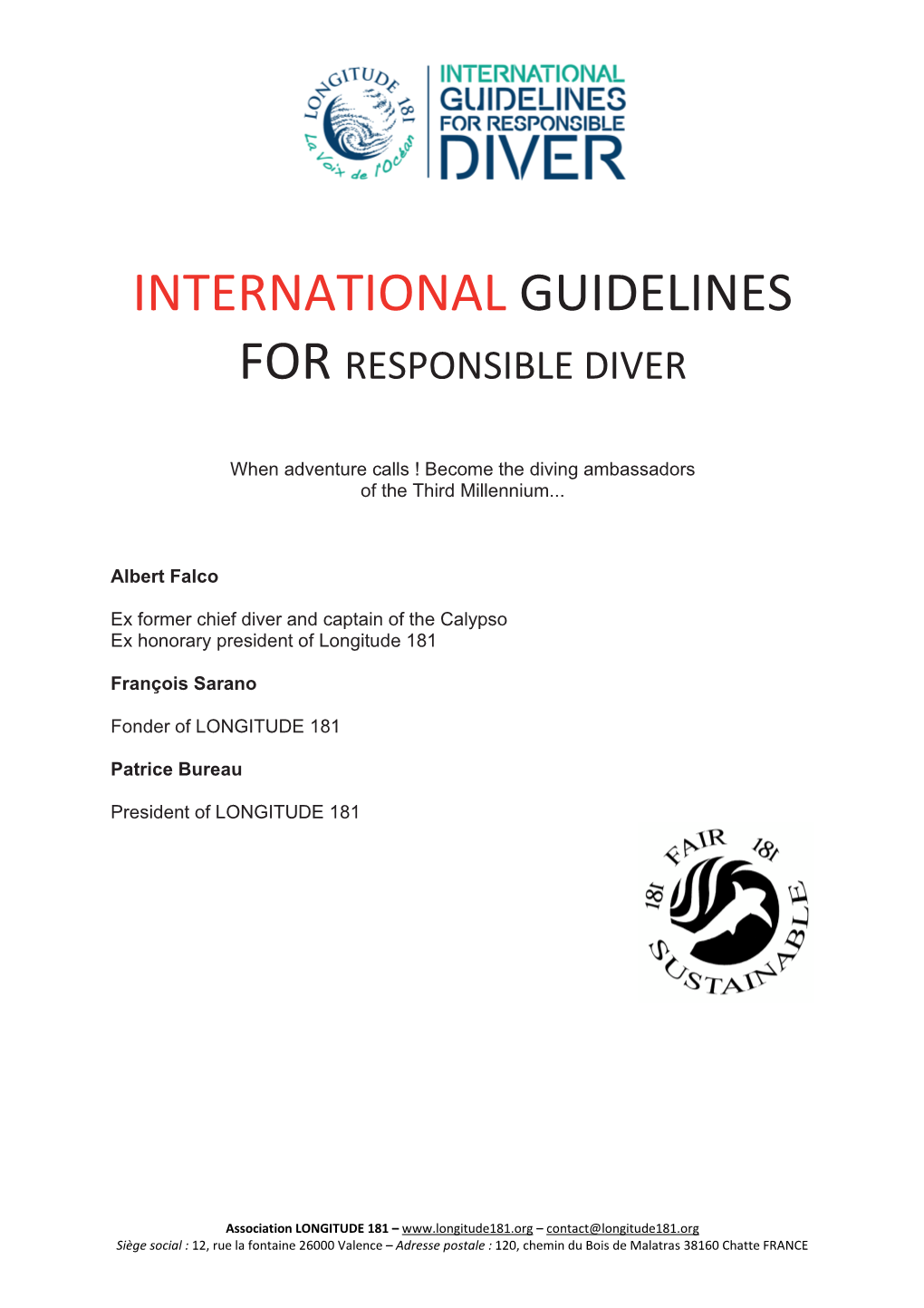 International Guidelines