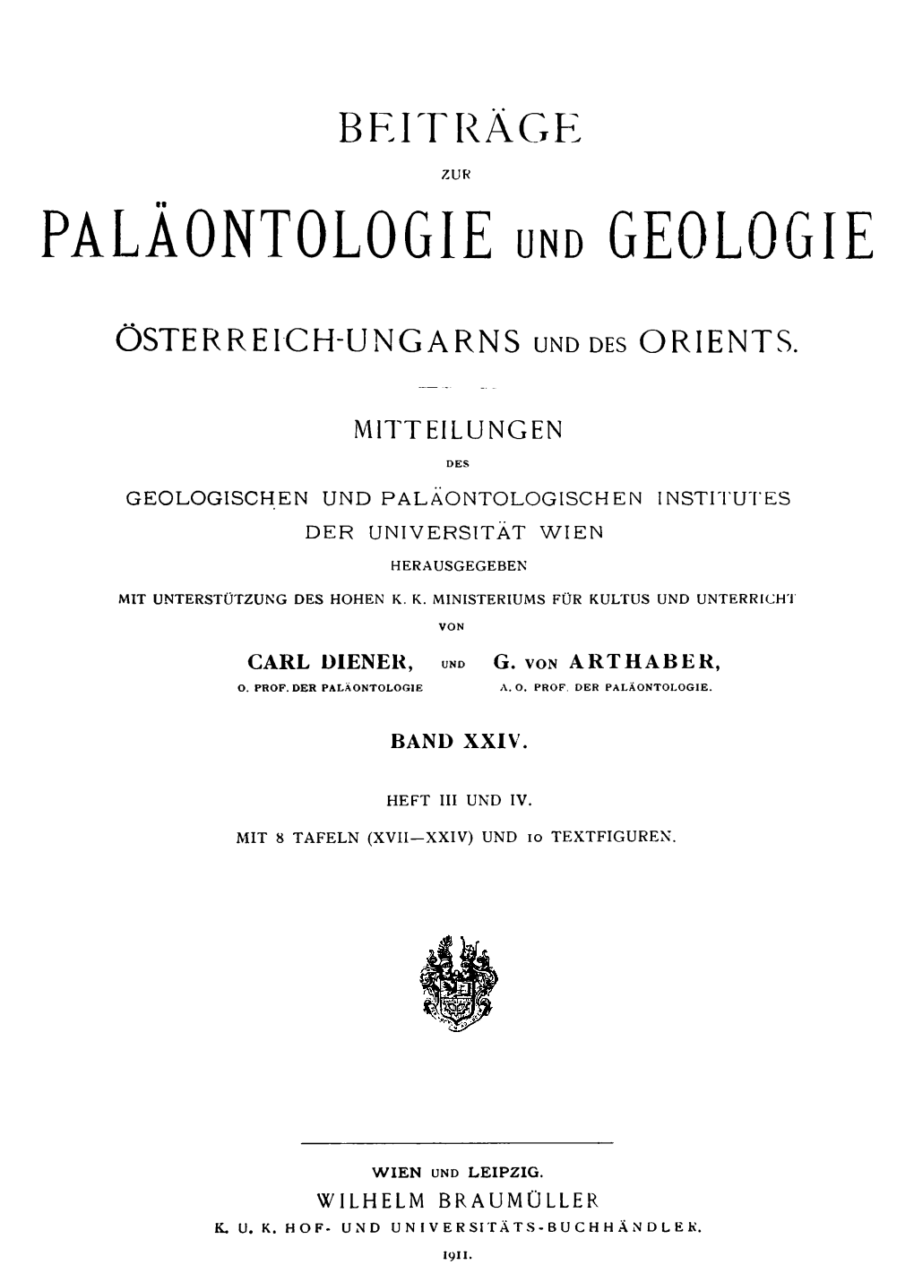 PALÄONTOLOGIE Und GEOLOGIE