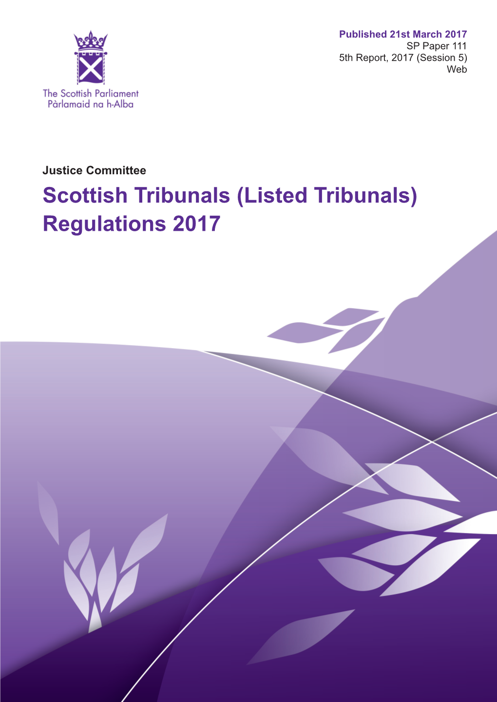 (Listed Tribunals) Regulations 2017